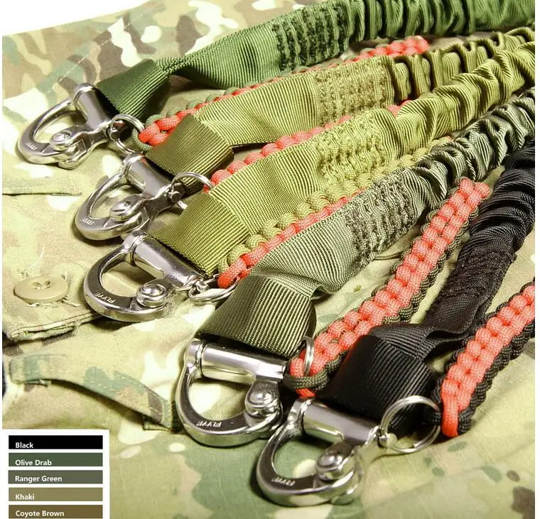 Stainless Steel Buckle Quick Release High Elastic Safety Rope 650 kg