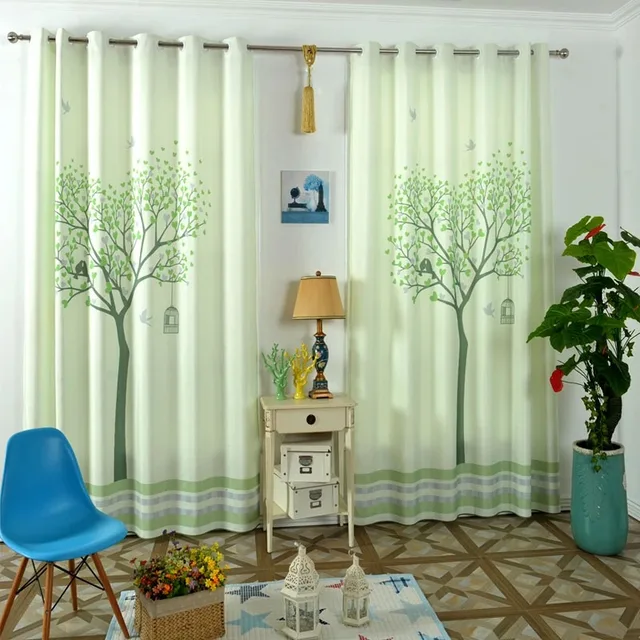 Cartoon Bomen kinderkamer gordijnen voor babykamer kinderen baby ... Cartoon Bomen kinderkamer gordijnen voor babykamer kinderen baby ...