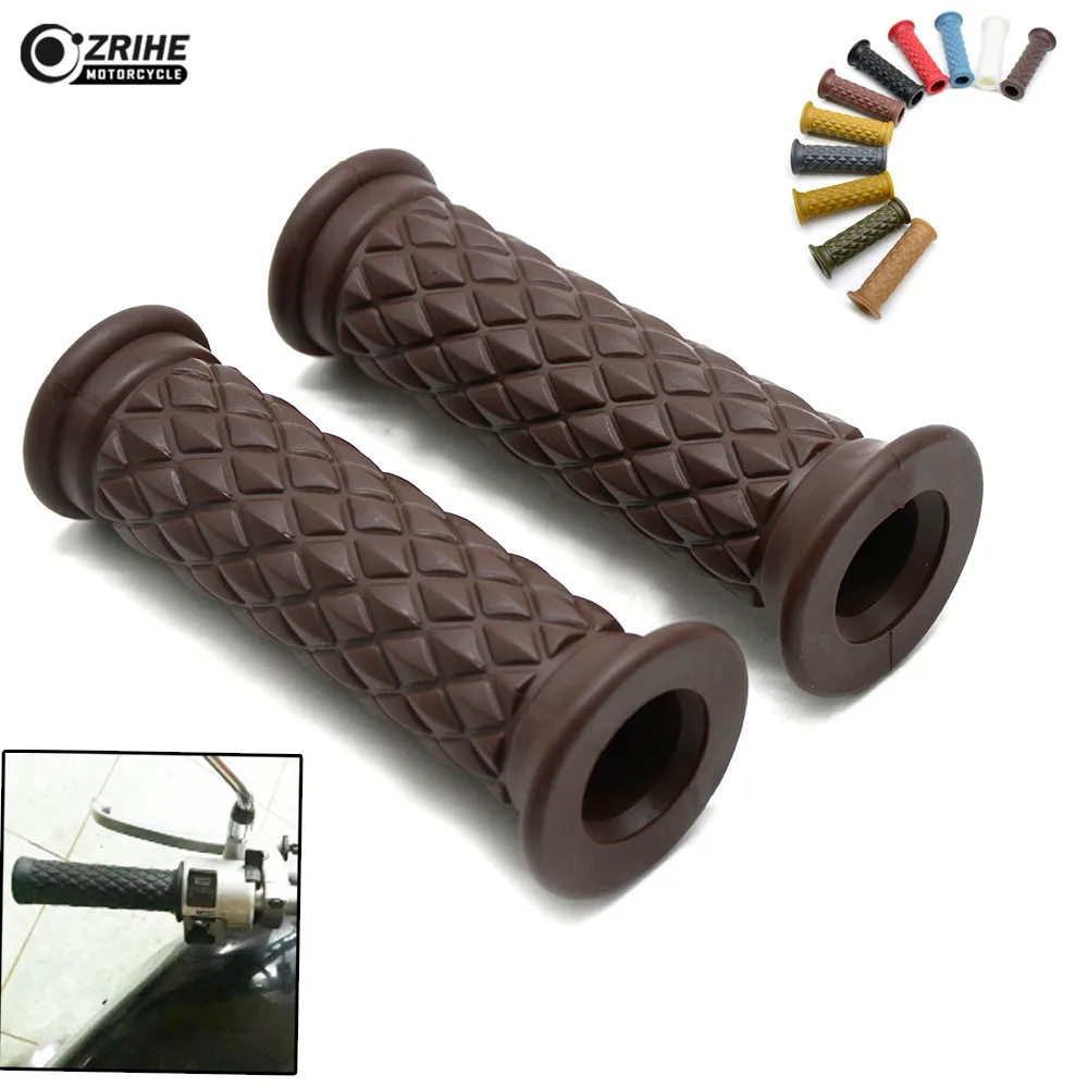 

7/8" 22mm 24mm Motorcycle Grips Cafe Racer Round Handlebar Grips Street bike for KTM 105XC 125144 SX 1190 1290 Adventure R