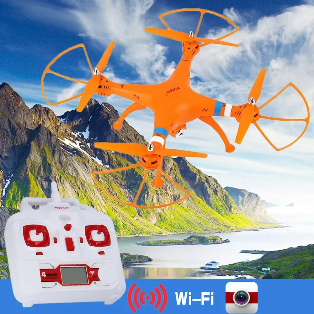 

Quadcopter RC Drone HD Camera 2.4G 4CH Anti-interference Headless Mode Compatible Syma X8W S7JN