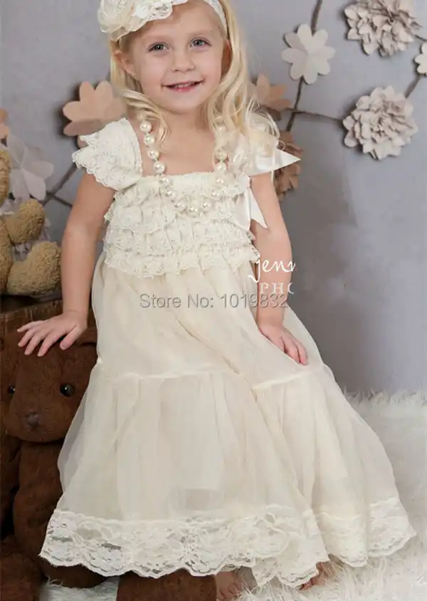 cheap lace flower girl dresses