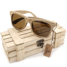 BOBO BIRD New Polarized Men’s Brand Mirror Eyewear Wooden Sun Glasses Women Men Brand Wood Sunglasses for Friends as Gifts 2017