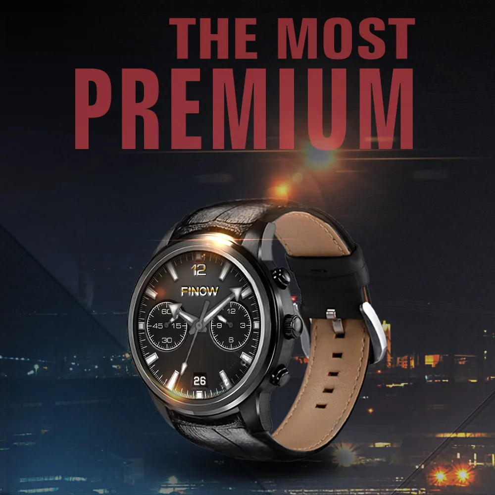 2017 Смарт часы Android finow X5 Air Watch Bluetooth Wi Fi SmartWatch GPS 1.39 &quotAMOLED Дисплей|smartwatch gps|watch wifismart