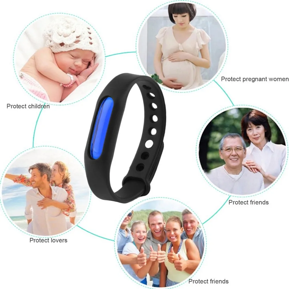 

Children Drop Killer Silicone Wristband Summer Mosquito mosquito killer repellent killer lamp ultrasonic pest repeller bracelet