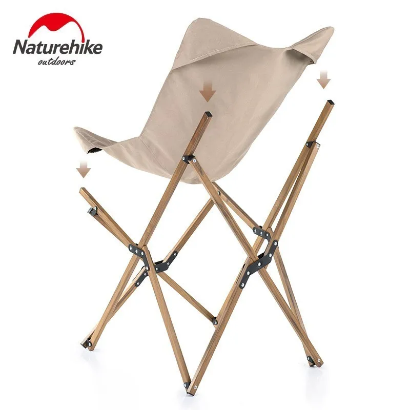 Naturehike деревянное рыболовное кресло может для офиса, кемпинга, светильник, деревянное зерно, кресло для сна, пляжное кресло, рыболовное, уличное, складное кресло