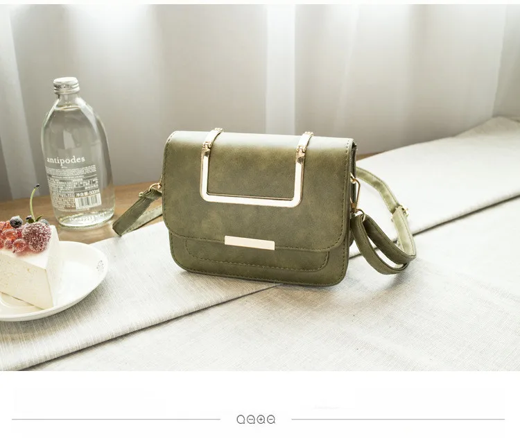 22 2016 Korean Style New Arrival Messenger Pack Shoulder Bags Fashion Personality Chain Mini Handbags Small Square Package