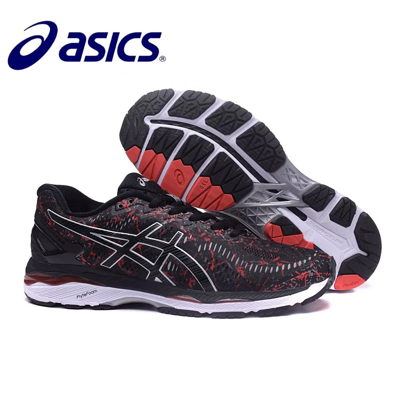 2018 Original ASICS GEL-KAYANO Night Running Athletic Men Shoes Unisex 40-45 Size Sport Shoes Men Running Shoes Sneakers Men 