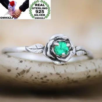 

OMHXZJ Wholesale European Fashion Woman Girl Party Wedding Gift Rose 7 Colors AAA Zircon Taiyin Ring RR334