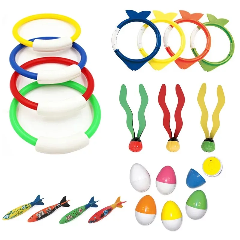 

Summer Children Underwater Diving Ring Water Sport Dive Ring Throwing Toys Swimming Pool Diving Game Water Toys Beach