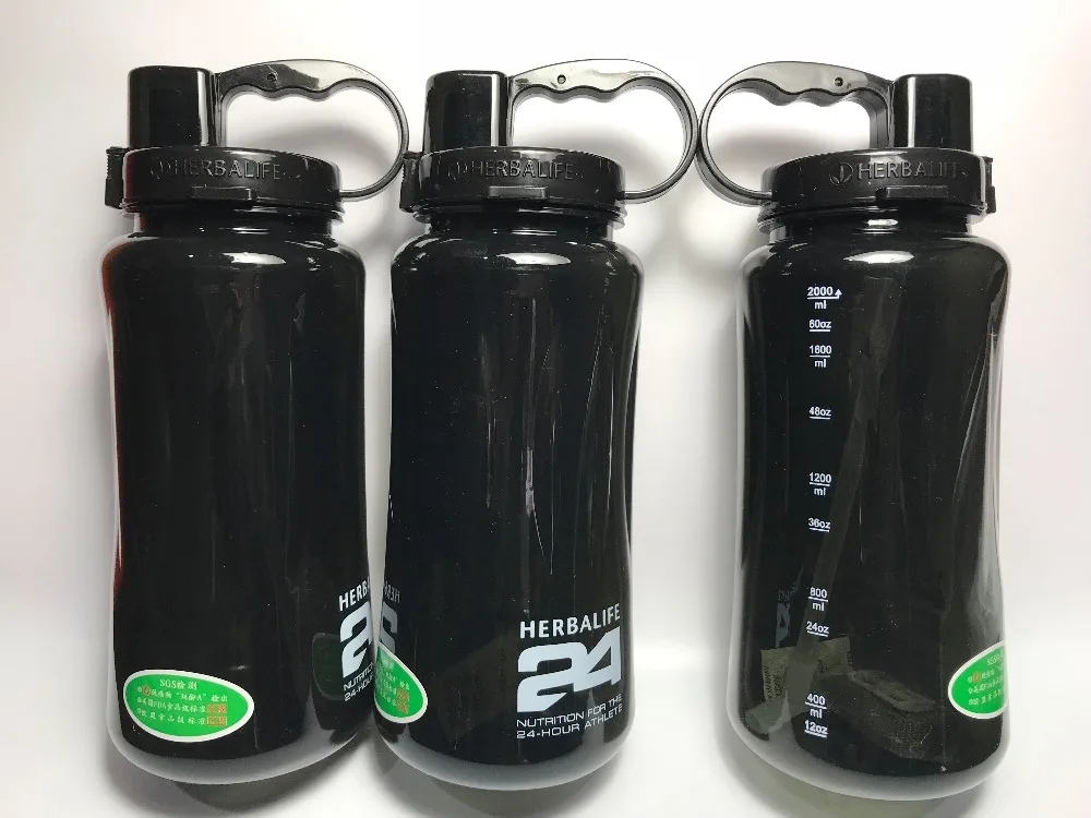 6 шт./лот Herbalife 24 Nutrition Mega половина галлона 64oz Шейк Спортивная бутылка для воды
