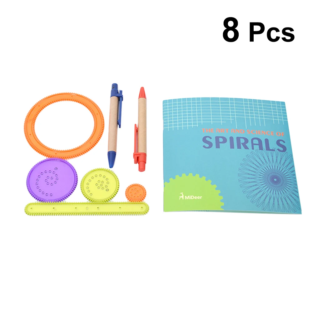 1 набор, Spirograph, креативный многофункциональный DIY Набор для рисования, набор для рисования, игрушка, комплект спирографа для детей, для мальчиков и девочек