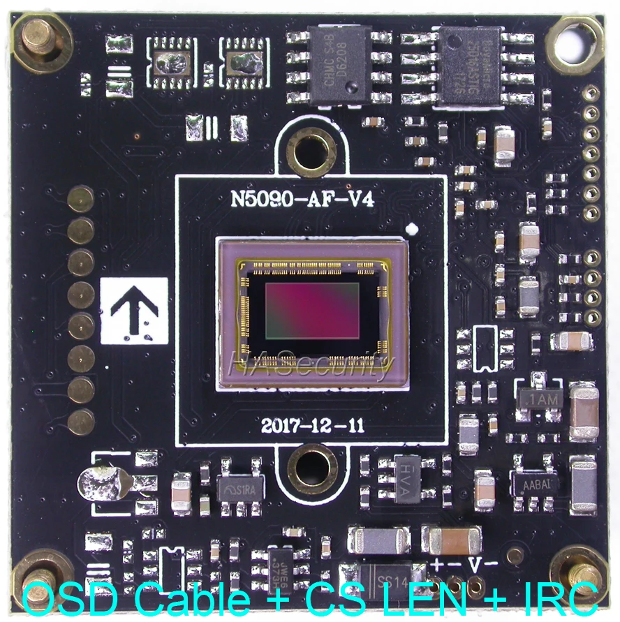 HDR(WDR) AHD-H 1/2. " STARVIS IMX327 CMOS датчик изображения+ NVP2450 CCTV камера Модуль платы блока программного управления+ OSD кабель+ CS Объектив+ IRC(UTC
