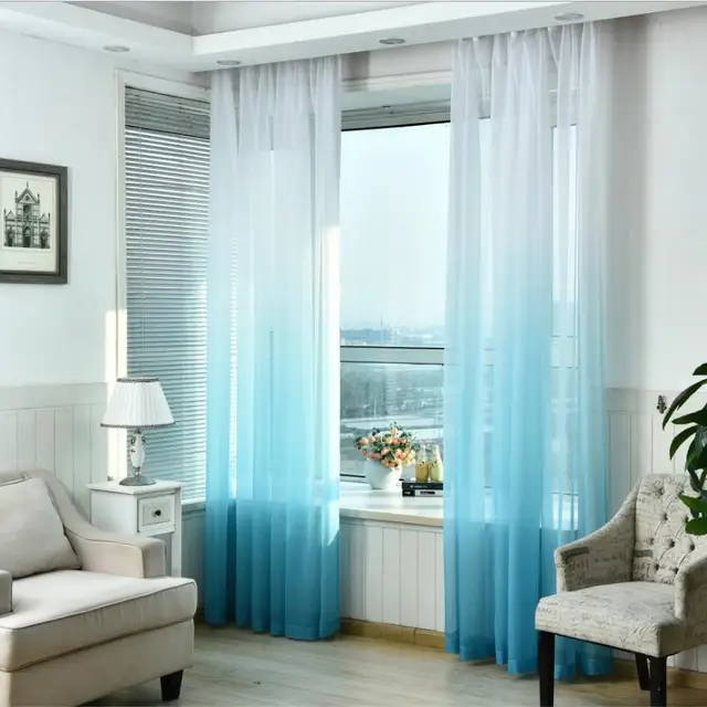 Dining Room Curtains Tulle Window Screening Blinds Sheer Voile Gauze Dining Room Curtains Tulle Window Screening Blinds Sheer Voile Gauze Curtain For Living Kitchen