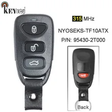 KEYECU 315 mhz P/N: 95430-2T000 FCC: NYOSEKS-TF10ATX 3 + 1 4 Substituição Botão do Controle Remoto Fob Chave Do Carro para Kia Optima 2011 2012 2013