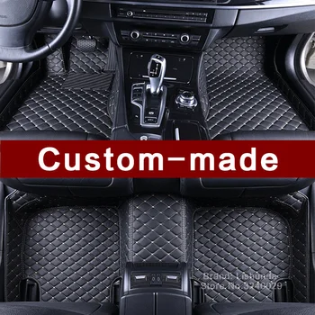 

Custom fit car floor mats specially for BMW X5 M E53 E70 F15 Leather heavy duty 3D car-styling rugs carpet luxury liners