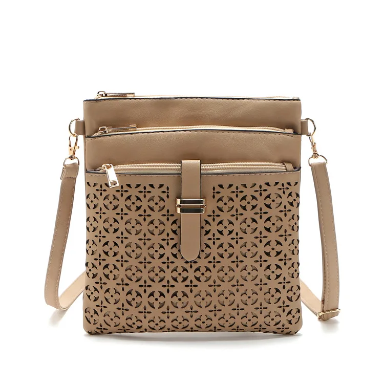 Clutches Bolsas Femininas Bolsa 2017 Fashion Small Bag Women Messenger Bags Soft PU Leather Hollow Out Crossbody Bag For Women
