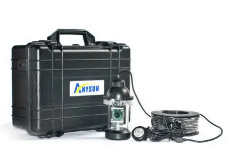 Anysun 60 m/200FT 800TVL 360 Graden Rotatie Fishfinder 7 &quotlcd Onderwater Vissen камера 24 шт. infrarwood светодиодный