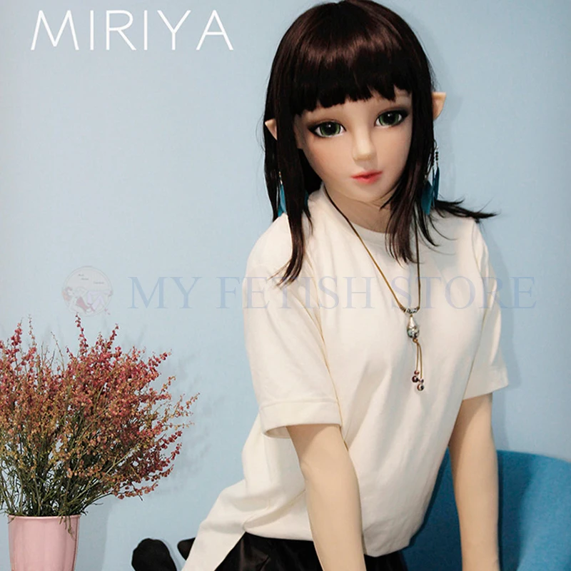 

(MIRIYA)2017 DMS Handmade New Fairy ear silicone Half Sexy Female Face Lolita Mask Cosplay Crossdresser DOLL