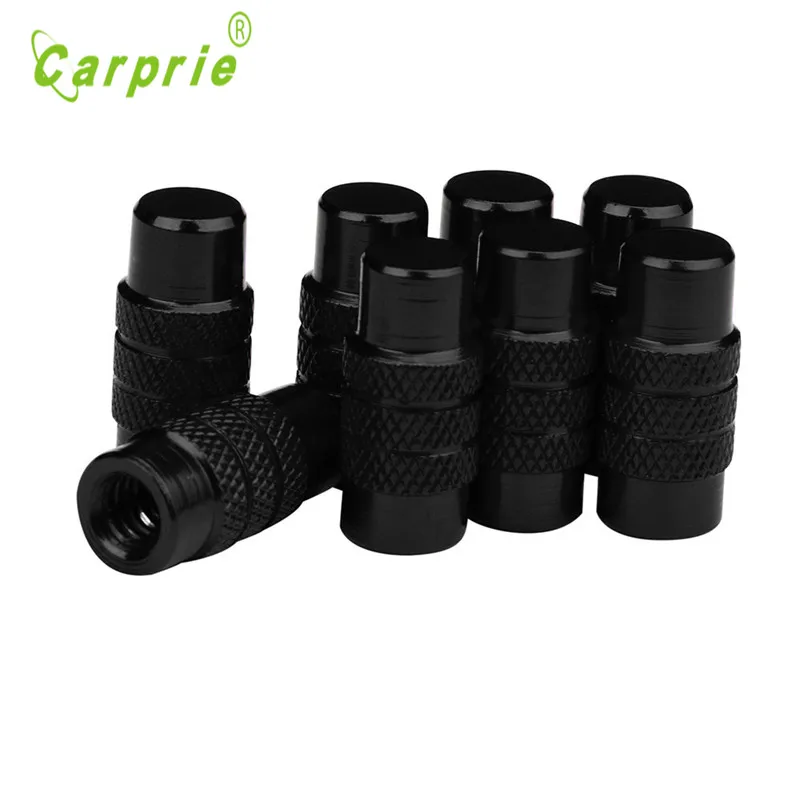 

2017 black Bicycle Bike Cool Colours 8 Pcs Cylinder Style Presta French Valve Caps Tapa de valvula new fashion quality hot june5
