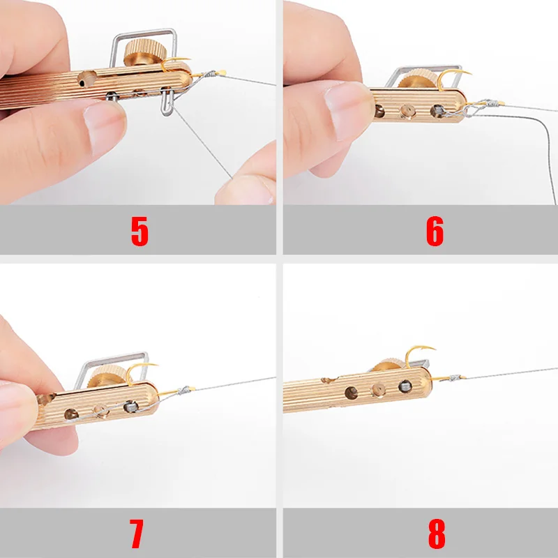 WDAIREN Full Metal Fishing Hook Knotting Tool & Tie Hook Loop Making Device & Hooks Decoupling Remover Carp Fishing Accessories WDAIREN Full Metal Fishing Hook Knotting Tool & Tie Hook Loop Making Device & Hooks Decoupling Remover Carp Fishing Accessories