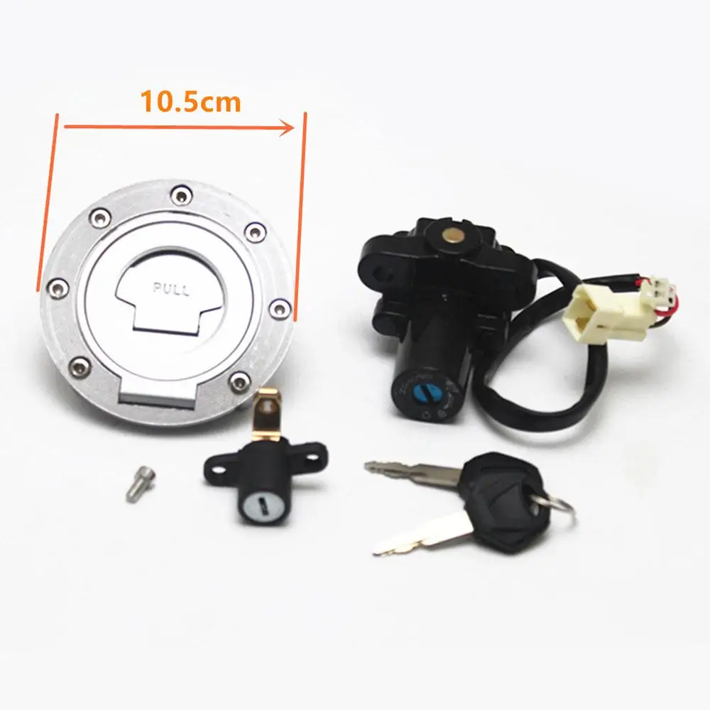 

Ignition Switch Gas Tank Lock +Key Set For Yamaha YZF R1 R6 MT-03 09 Motorbike
