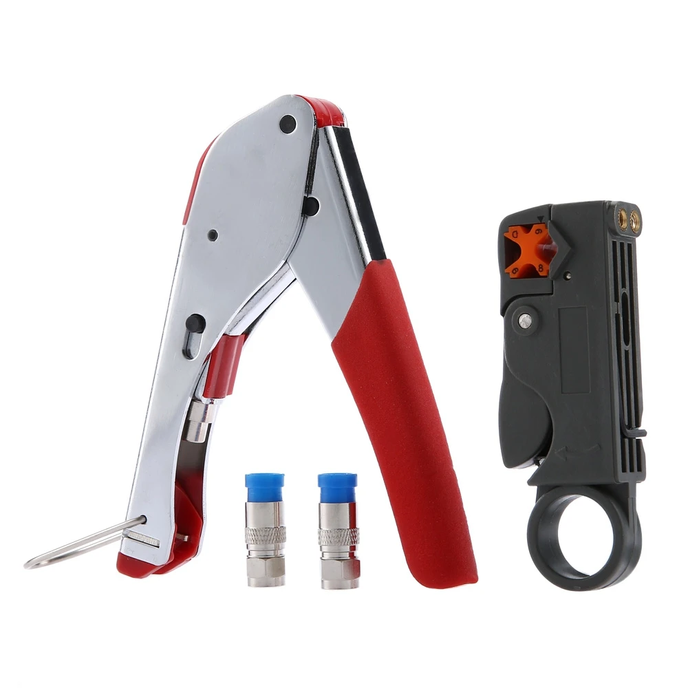 

3 in 1 518A Coaxial Cable 322A Wire Stripper F Connector Network Tool