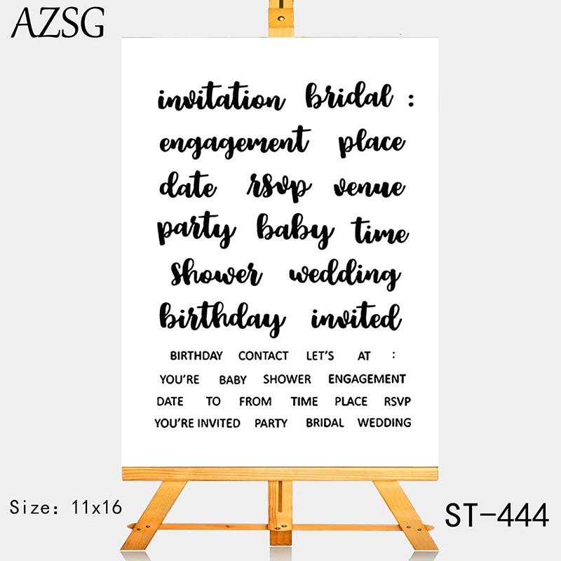 

AZSG Memorial day Clear Stamps/Silicone Transparent Seals for DIY scrapbooking Card Making 11*16cm