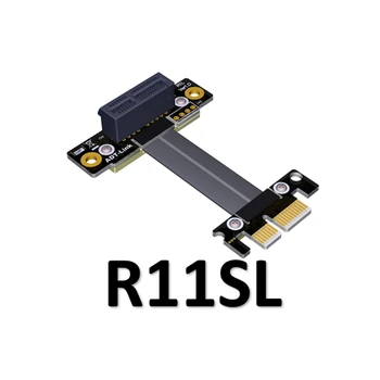 

Right Angle PCIe 3.0 x1 to Extension Cable 8G/bps High Speed Data PCI Express Riser Card Extender Ribbon Cable 90 Degree R11SL