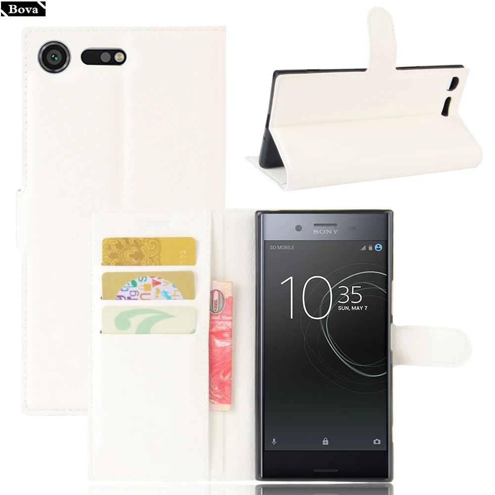 White JFC Для sony XZ Премиум чехол из искусственной кожи кошелек Чехол держатель для карт чехол для телефона для sony Xperia XZ Премиум Защитный чехол Чехол кобура Чехол - Цвет: White JFC