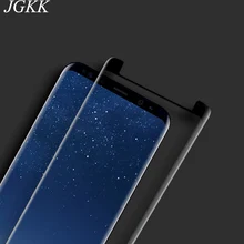 JGKK для samsung S9 Plus Note 9, 3D чехол из закаленного стекла, Защитная пленка для экрана samsung Galaxy Note 8 Note 9 S9 Plus