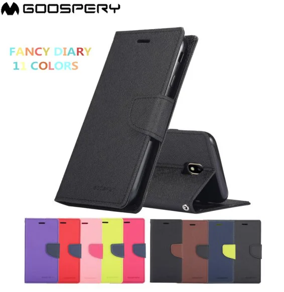 

MERCURY GOOSPERY Fancy Diary Wallet Flip Stand Case for Samsung Galaxy S8 S9 S10 Plus Phone Cover