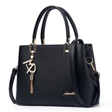 Europe and the United States Genuine Leather designer handbags high quality Calfskin Saffiano simple and stylish shoulder bags