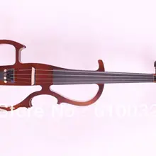 4/4 электрическая скрипка бесшумный звукосниматель тонкий тон части включают в себя золотой цвет#8-6 коричневый цвет