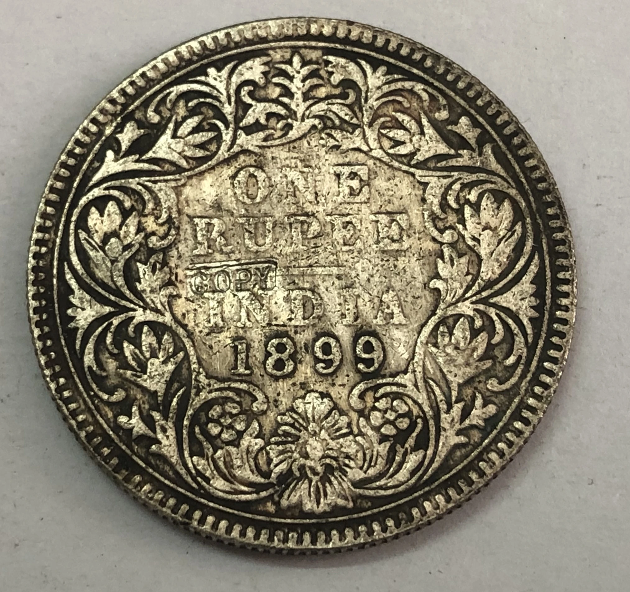1899 Индия-британская 1 Rupee-Victoria | Дом и сад