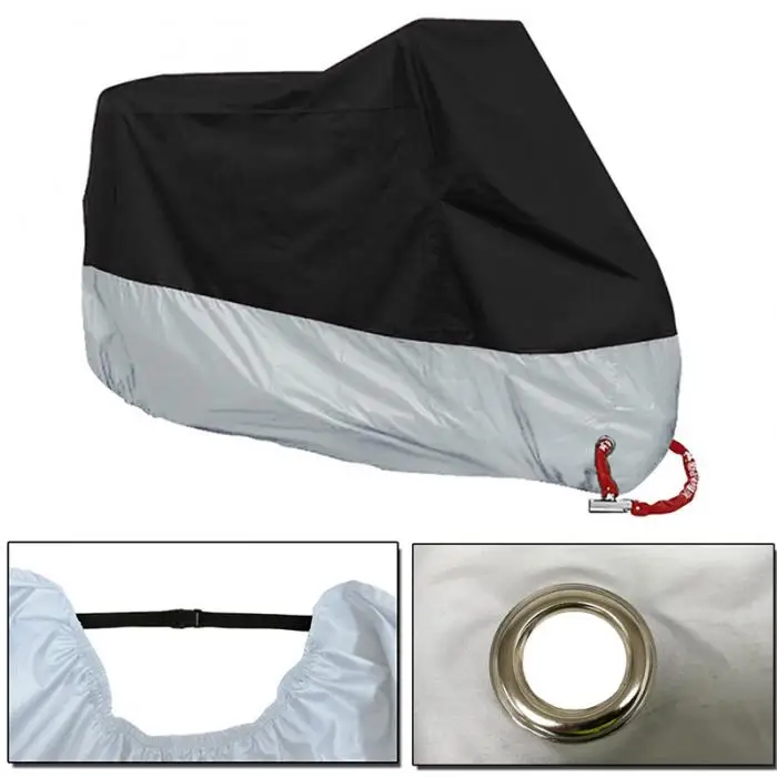 Capa da Motocicleta Toda a Temporada ao ar Capa de Chuva Protetor Dustproof Livre Indoor Motor Scooter Moto m l xl 2xl 3xl 4xl uv 10 Capas p/ motos