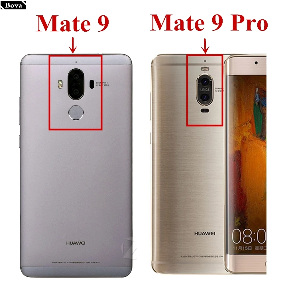 Чехол Mate 9 роскошный ультра тонкий алюминиевый бампер для Huawei Ascend Pro Mate9 + 2 пленка (1