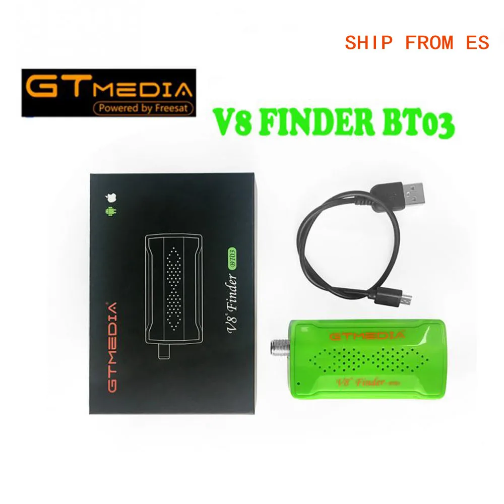 

GTmedia V8 Finder BT03 Mini Sat finder BT DVBS2 Satellite Finder Meter With Android & IOS System App Freesat BT01 Upgrad HD1080P