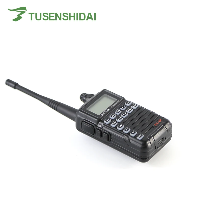 Профессиональный двойной приемник Двусторонняя версия обновления Радио PUXING PX-2R UHF 400-470MHz(UHF TX/RX VHF RX