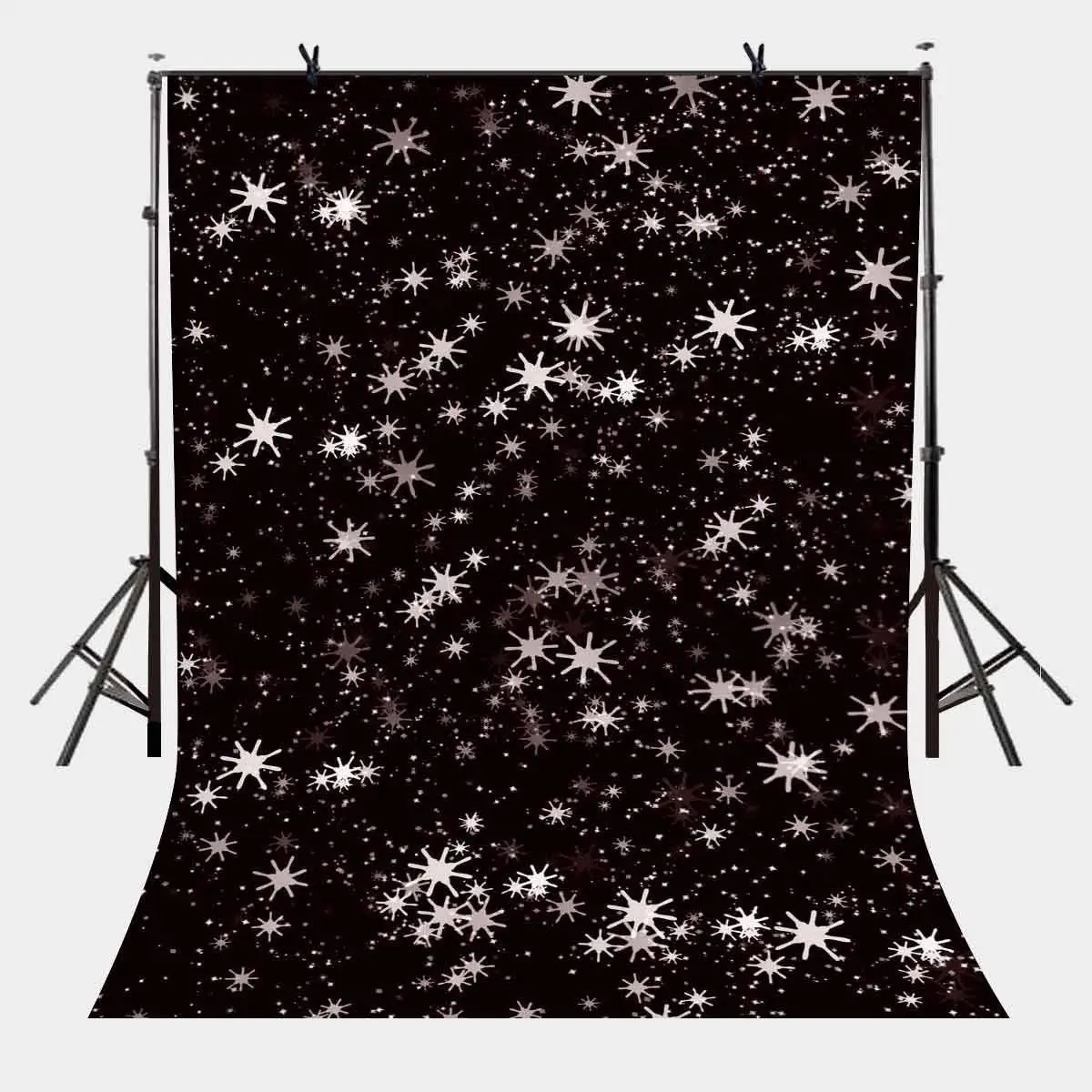 

5x7ft Simple Painting Photography Backdrop Snow in the Night Photo Props Studio Background