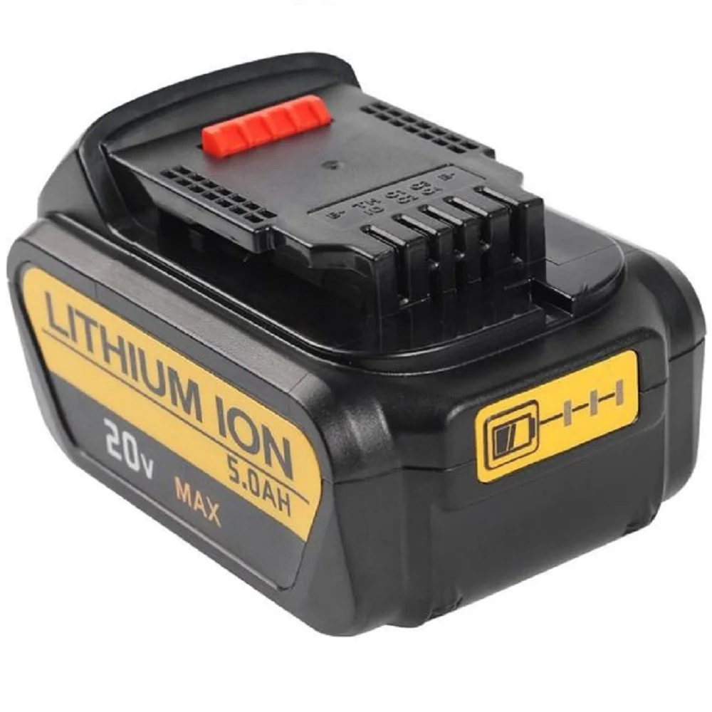 

20V 5000mAh Li-ion Power Tools replacement Battery for Dewalt DCB200 DCB204-2 DCB180 DCB181 DCB182 DCB203 DCB201 DCB201-2 DCD740