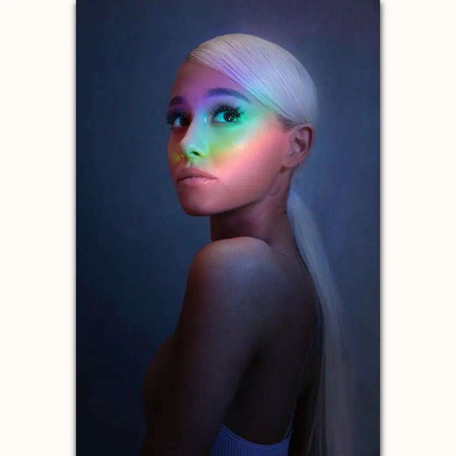 Q2352 Posters and Prints Ariana Grande No Tears Left to Cry Pop Music Star Art Poster Canvas Painting Home Decor | Дом и сад