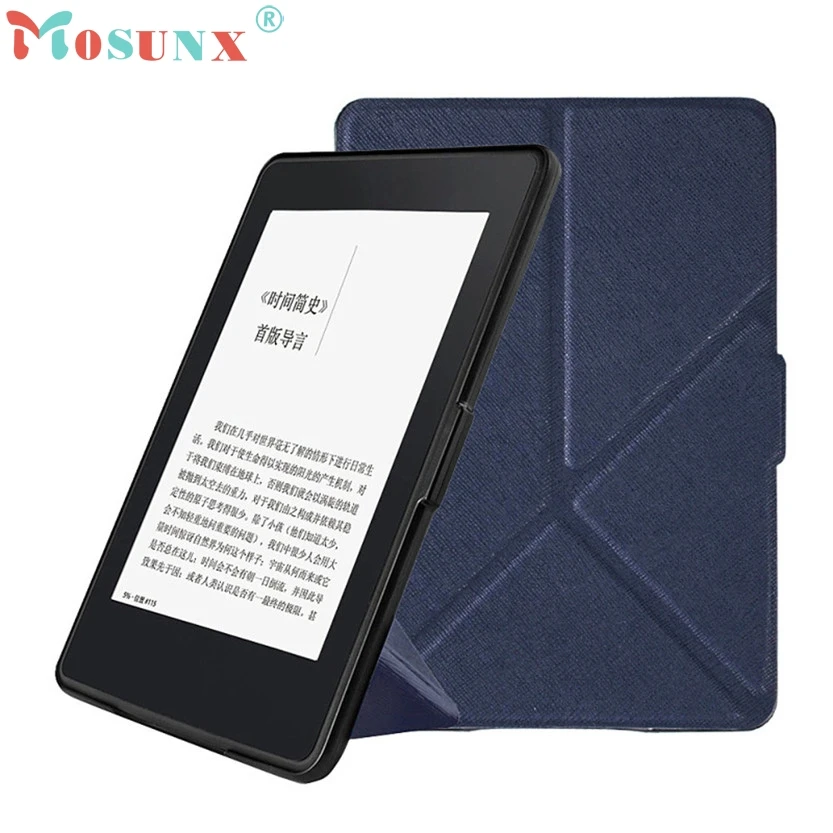 U Магнитный чехол из ПУ кожи для автоматического сна 2017 Kindle Paperwhite (7 го поколения) 6