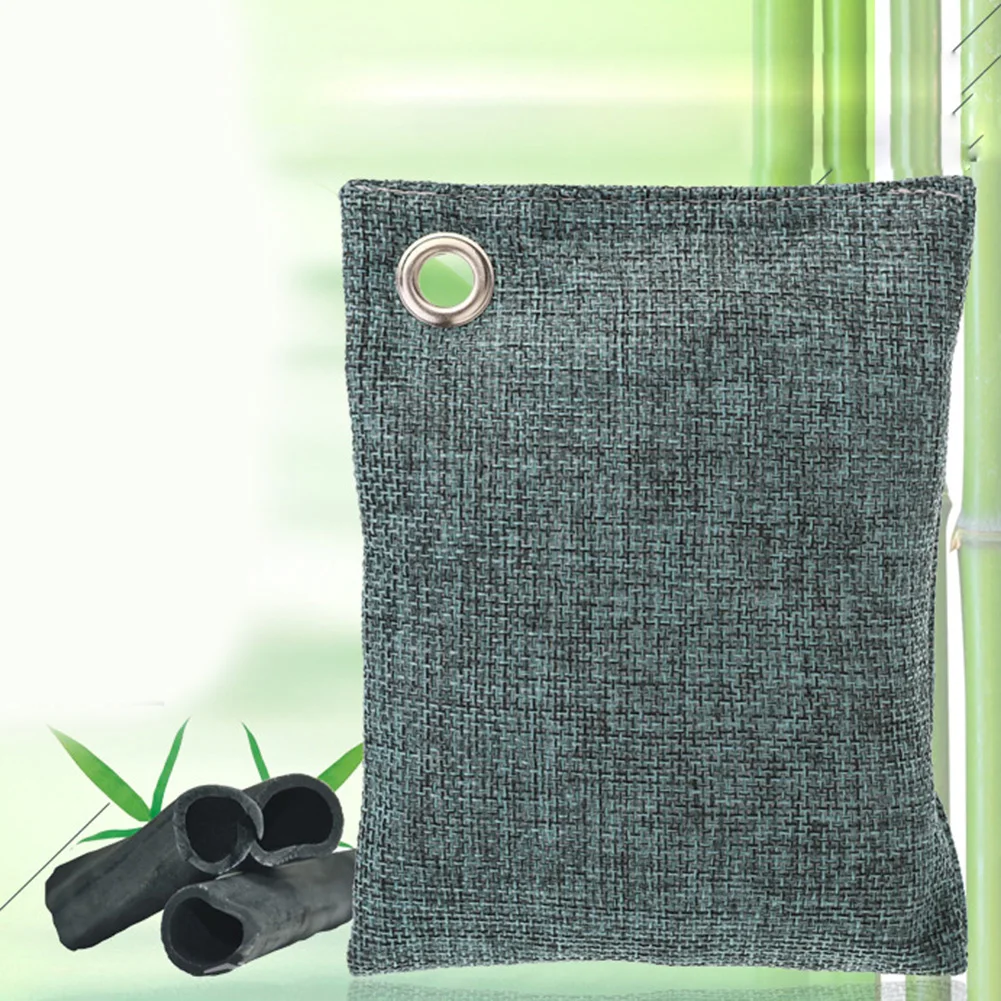 

New Hot Home Room Air Purifying Hanging Bag Fresh Active Bamboo Charcoal Carbon Bags Mold Odour Remove