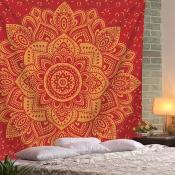 

Indian Mandala Tapestry Wall Hanging Hippie Bohemian Decorative Tapestry Decoration Fashion Tribal Style Home Textiles