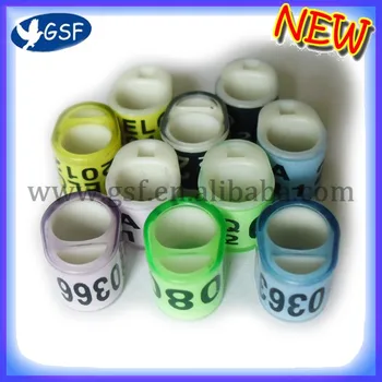 

Good design iComRing with personal information design material plastic racing pigeon foot ring maker