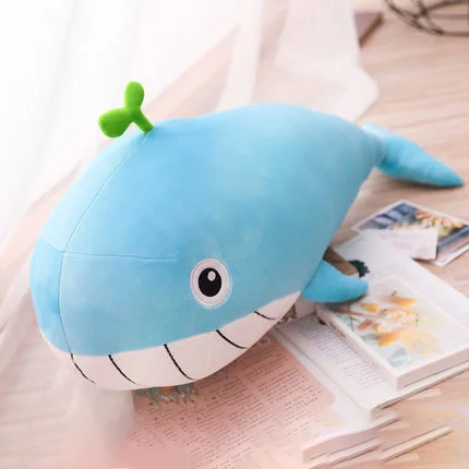 Плюшевая игрушка девочка подушка кукла милый ленивый человек держит спящего большая кукла кит милый Дельфин