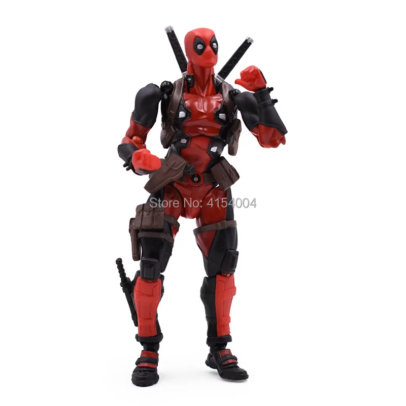 X men Super Hero Amazing Yamaguchi Deadpool фигурка ПВХ фигурка Коллекционная модель Рождественский подарок игрушка для детей