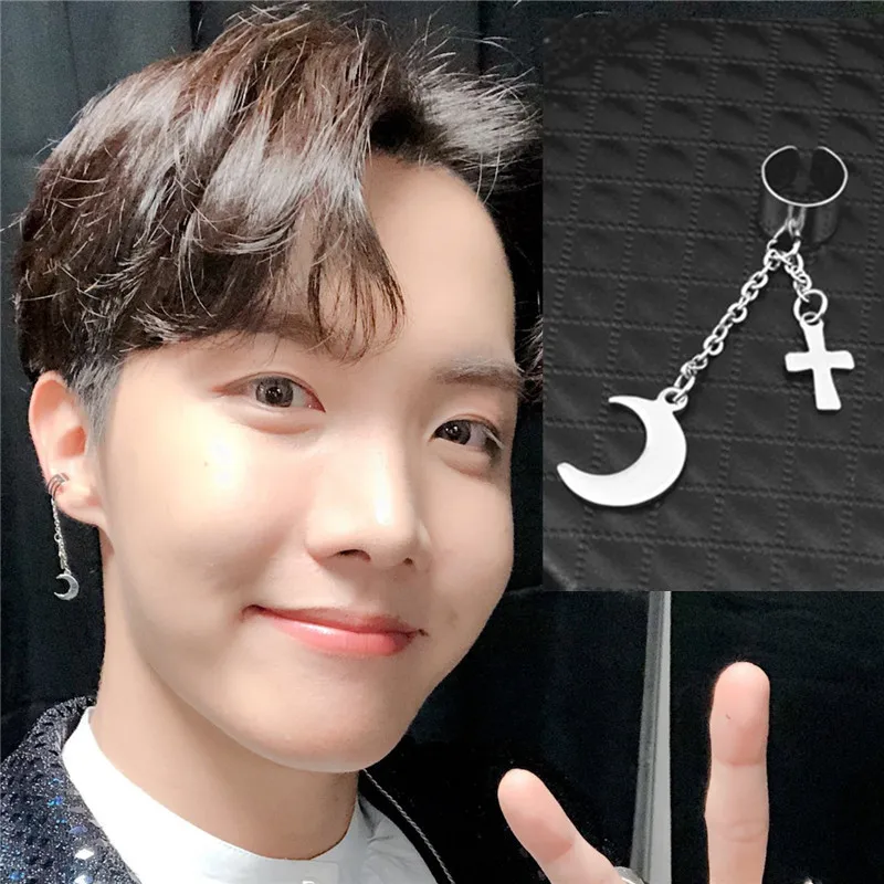 Клипсы с клипсой для мужчин и женщин корейские украшения в стиле K POP ДНК