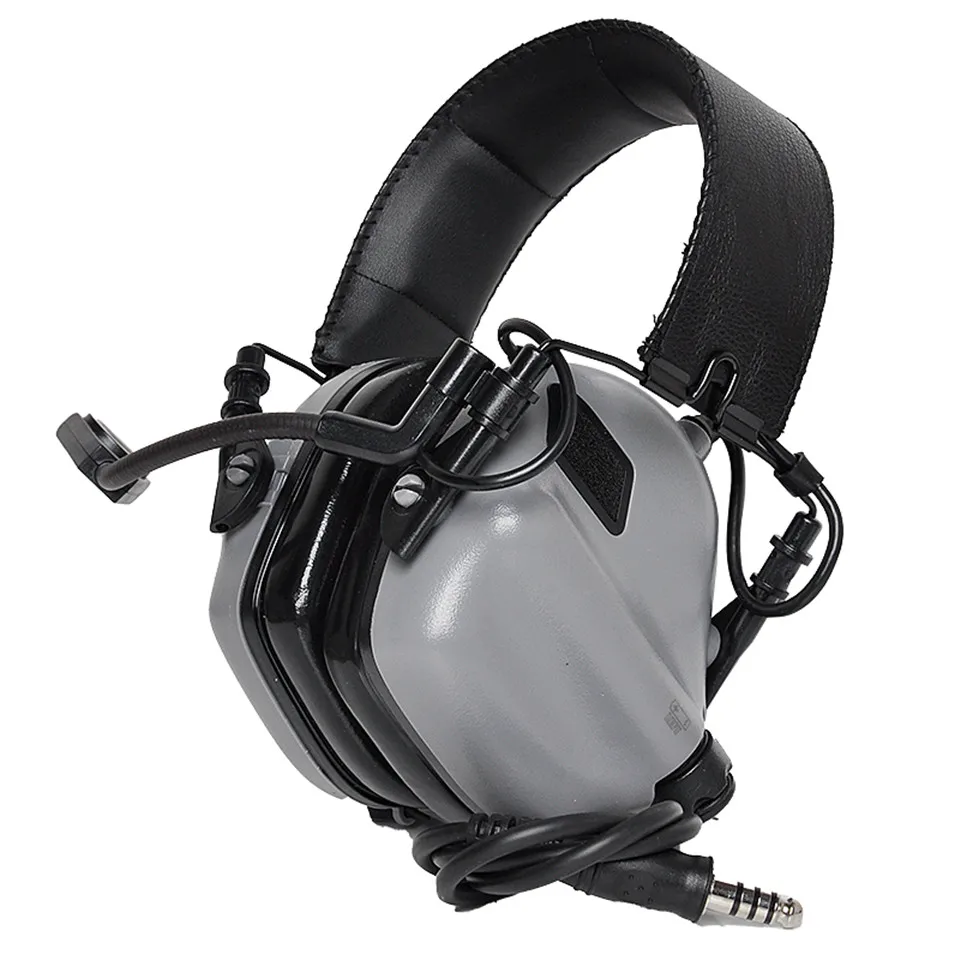 Auscultadores com Cancelamento de Ruído da Aviação Fones de Ouvido Opsmen Earmor Airsoftsports Tático Militar Comunicação Softair Tiro M32 6 Fones de Ouvido tático & Acessórios