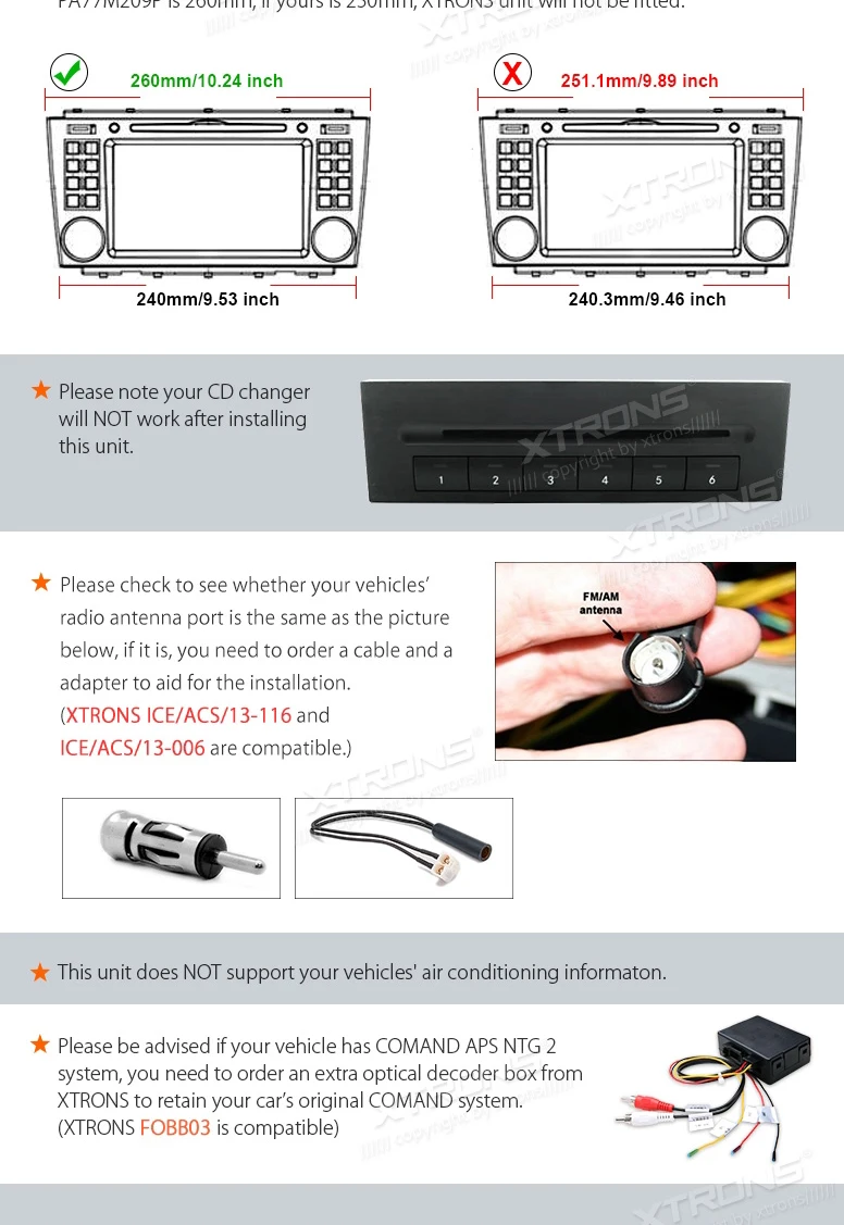 Flash Deal XTRONS 2 Din 7" HD Android 7.1 Radio GPS HDMI Car DVD Player for Mercedes Benz W209 W203 C180 C200 C220 C230 C240 C250 C270 W463 3